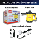 Limpador à Vapor + 9 acessórios + Frete Grátis